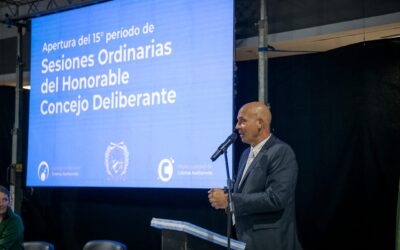El intendente Ariel Weiss inauguró el período de sesiones ordinarias en Colonia Avellaneda