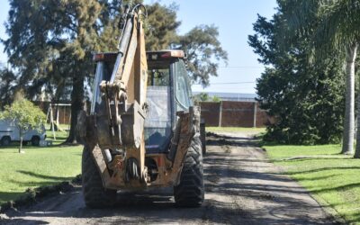Colonia Avellaneda: trabajos de mantenimiento y mejora en Barrio San Miguel